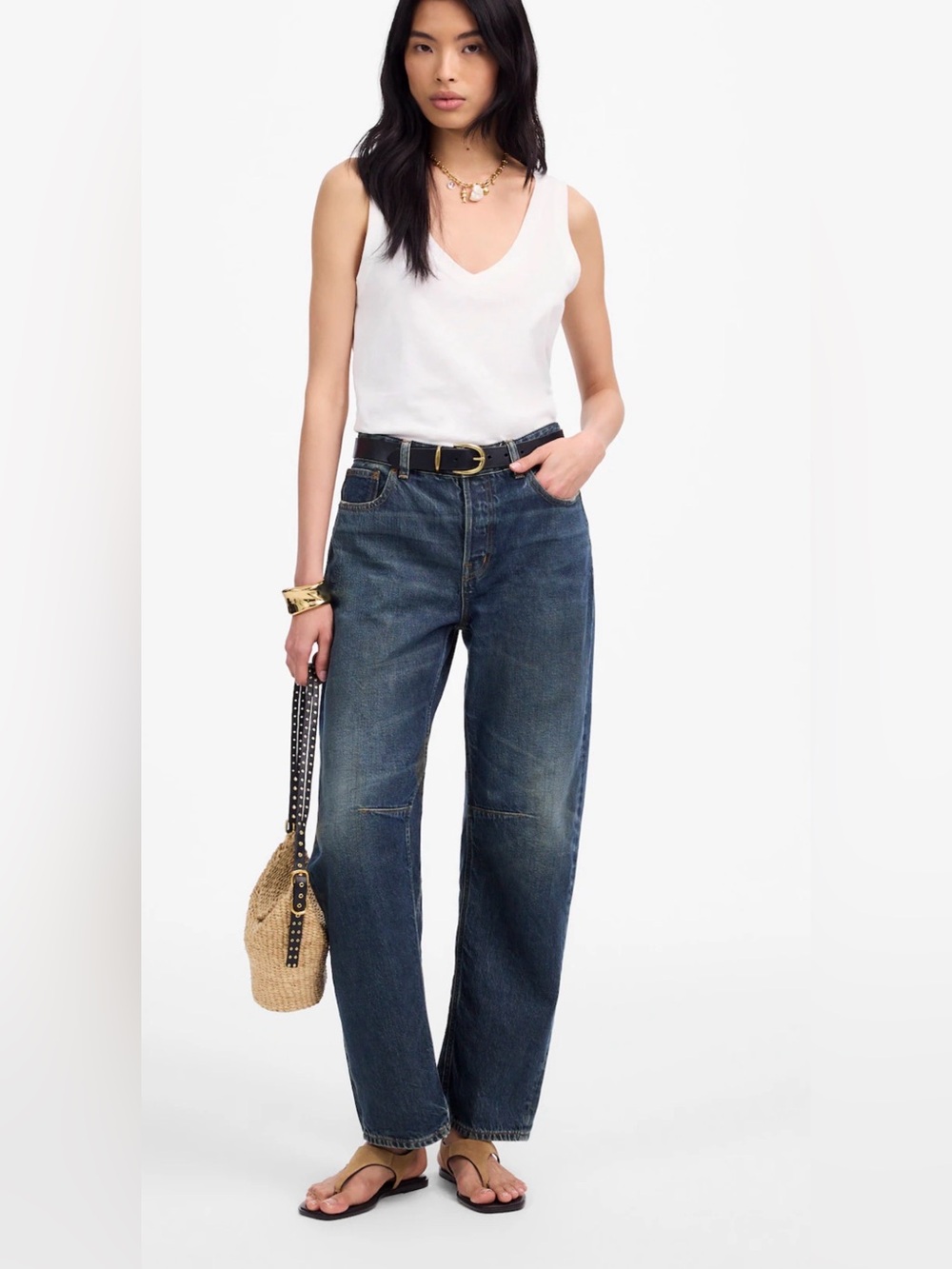 NWT Madewell Barrel Jeans 32